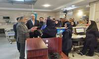 بازدید سرزده و دیدار نوروزی دکتر ظفرقندی وزیرمحترم بهداشت